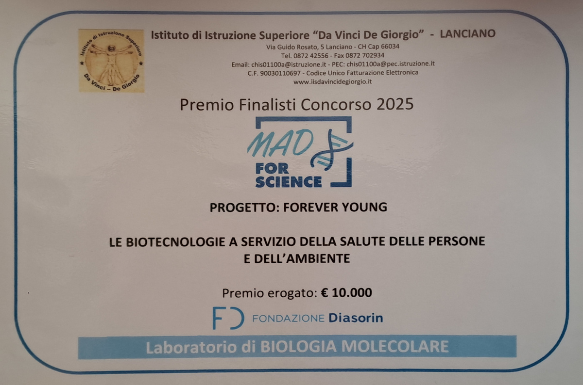 INAUGURATO IL NUOVO LABORATORIO DI BIOLOGIA